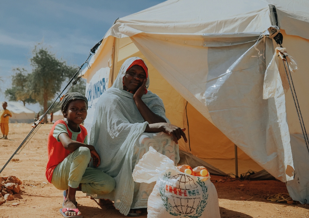 Emergency relief - UNHCR camp